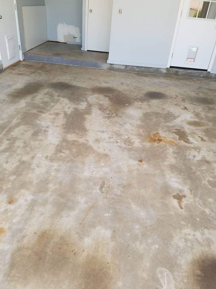 Garage Floor - Before