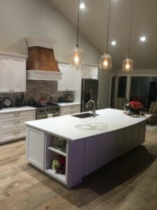 New LED can lighting and pendant lighting, new island, new granite counter tops, new cabinets, new appliances, new Energy Efficient Low-E windows, new wood floors, new vent custom vent hood, stain, and paint.