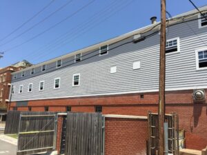 Fraternity – new siding and windows