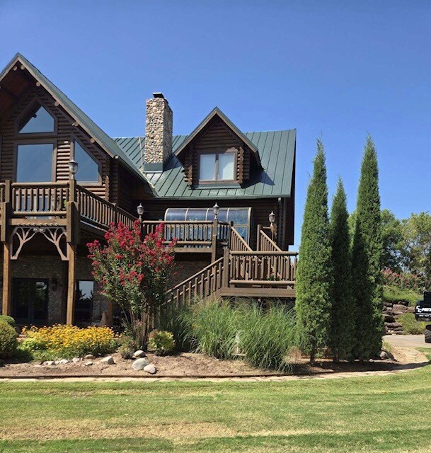 Beautiful standing seam metal roof installed in 2024